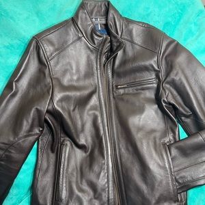 Cole Haan Leather Jacket Small